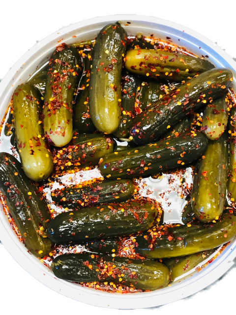 Whole Hot and Spicy Sour Pickles